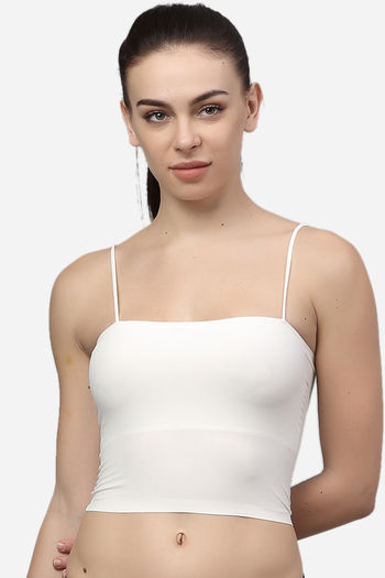 Buy PrettyCat Lightly Lined Full Coverage Bralette - White at Rs.559 online