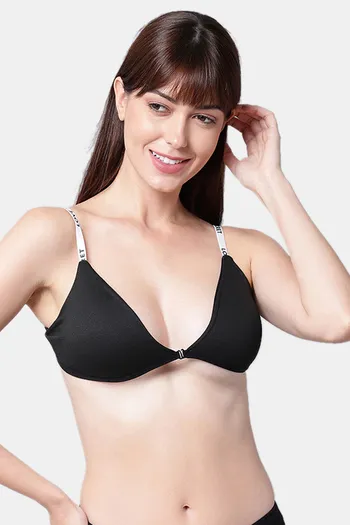 Buy PrettyCat Perfect front closure Padded Bra Blue online