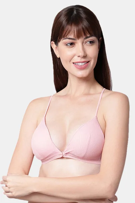 Buy PrettyCat Padded Non-Wired Medium Coverage Pretty Back Bra - Mauve at  Rs.450 online