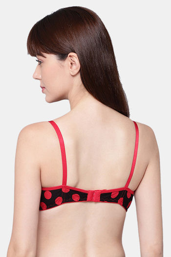 Buy PrettyCat Padded Non-Wired Demi Coverage Pretty Back Bra - Grey at  Rs.396 online