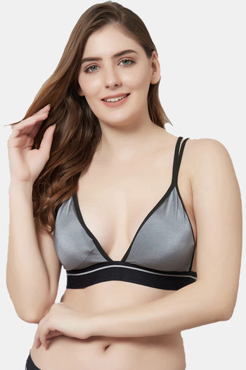 Buy Set of 2 - Solid Non-Wired Lightly Padded Bra