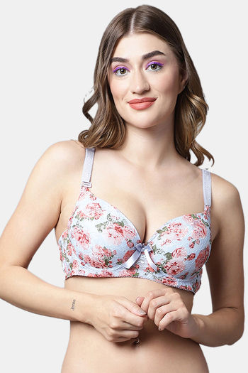 Buy PrettyCat Padded Plunge Wired 3/4th Coverage T-Shirt Bra
