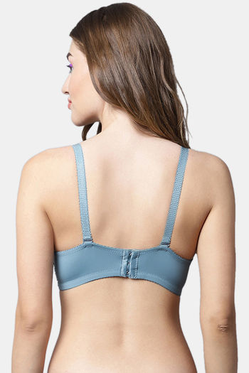 Buy PrettyCat Padded Plunge Wired 3/4th Coverage T-Shirt Bra - Sea Green at  Rs.494 online