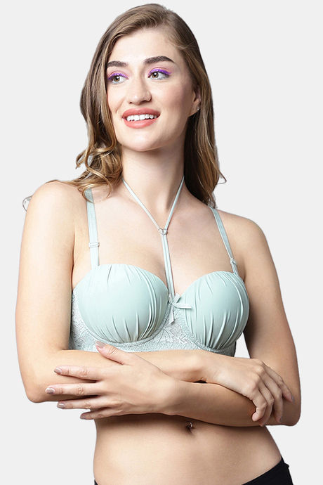 Buy PrettyCat Padded Wired Front Closure Push-Up Bra - Red at Rs.899 online