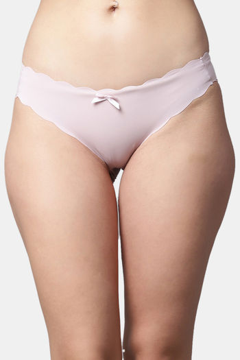 Buy PrettyCat Low Rise Three-Fourth Coverage Bikini Panty - Mauve