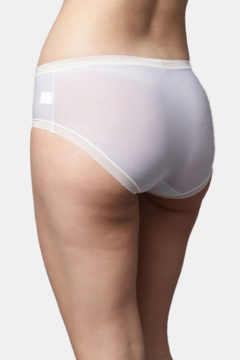 Buy PrettyCat Medium Rise Three-Fourth Coverage Hipster Panty - Light Blue  at Rs.250 online