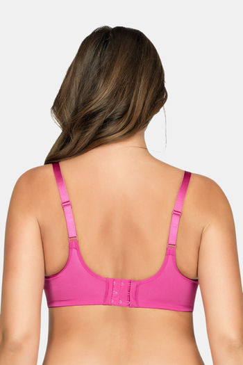 Buy Parfait Double Layered Wired Minimiser Bra - Black at Rs.800