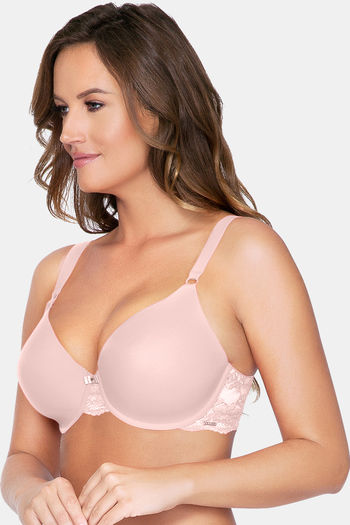 Parfait Full Coverage Padded Wired Bra - Pink