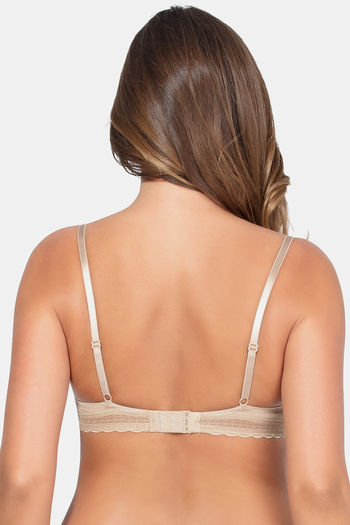 Buy Parfait Padded Wirefree Seamless T-Shirt Bra - Bare at Rs.768 online