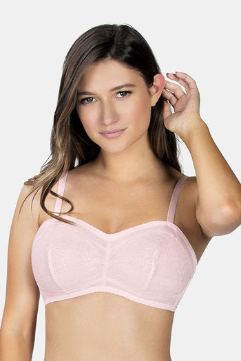 Buy Parfait Lightly Lined Non-Wired Full Coverage Tube Bra - Blossom