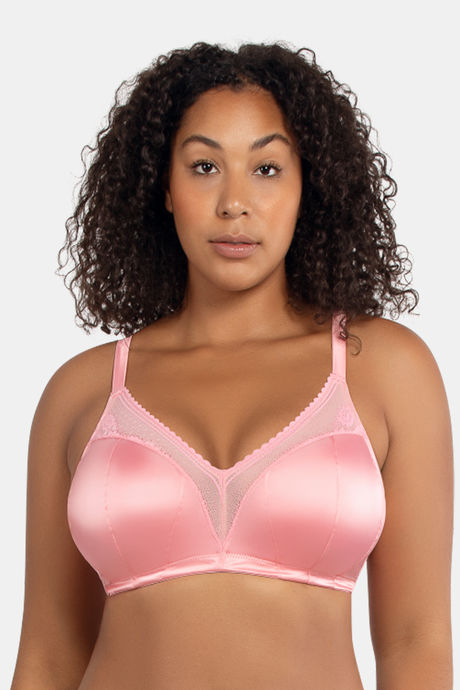 Buy Parfait Padded Non-Wired Full Coverage Bralette - Flamingo Pink at  Rs.1539 online