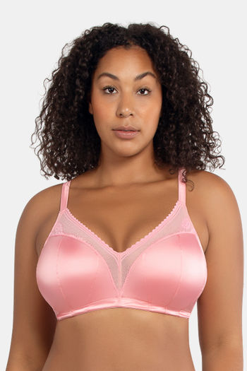 Buy Parfait Padded Non-Wired Full Coverage Bralette - Flamingo Pink