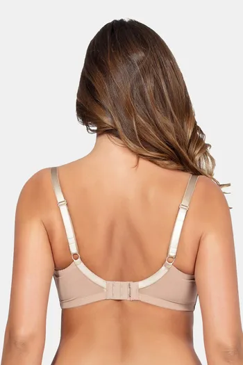 Buy Parfait Padded Wired Medium Coverage Long Line Bra - Bare at Rs.2399  online