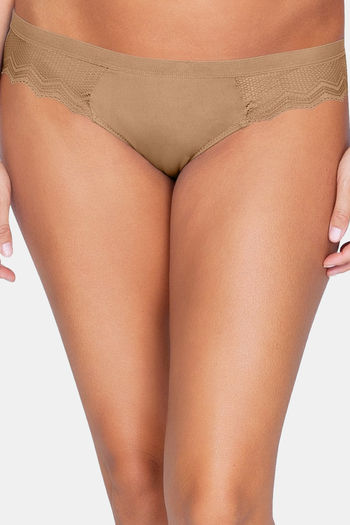Buy Parfait Medium Rise Half Coverage Bikini Panty - European Nude