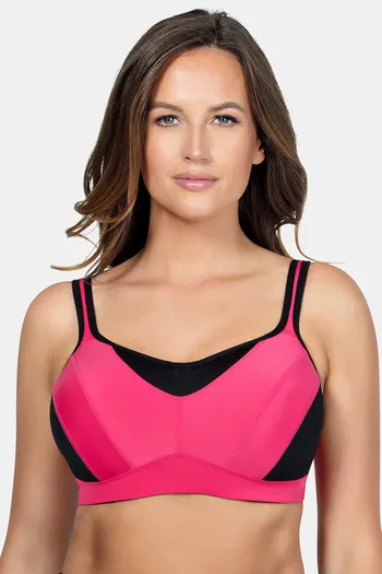 Buy Parfait High Impact No Bounce Sports Bra - Claret Red at Rs.805 online