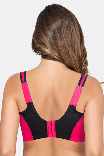 Buy Parfait High Impact No Bounce Sports Bra - Claret Red at Rs.805 online