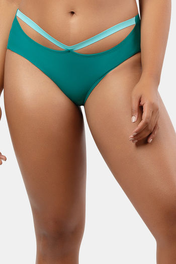 Buy Parfait Lauren Highwaisted Bikini Bottom - Blue