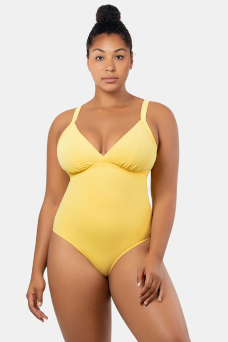 Two-piece swimsuit Louis Vuitton Yellow size 6 US in Cotton - elasthane -  18526356