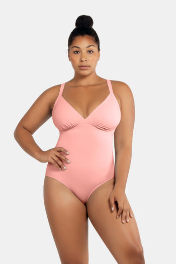 American Trends Womens Bathing Suit One Piece Swimsuits for Women Tummy Control Athletic Swimwear Slimming Swimdress 