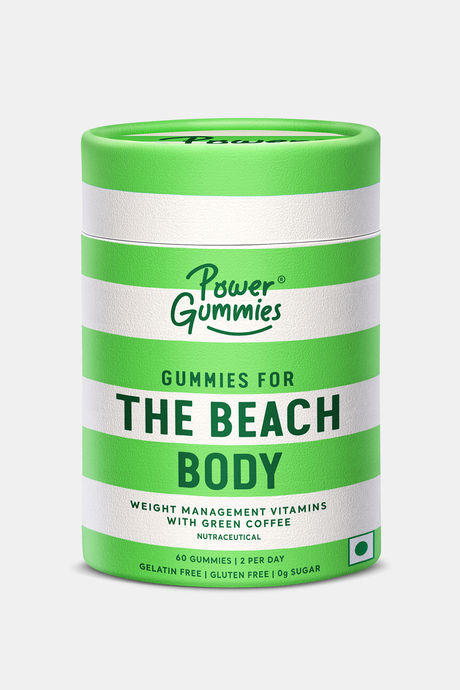 Buy Power Gummies The Beach Body With Green Coffee L-Carnitine Vitamin-C  Weight Management Gummies For Men & Women - (60 Gummies - 150 Gm - 1 Month  Pack )