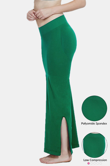 Traditional Full Elastic Saree Shapewear Petticoat Pista Green