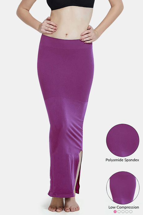 Zivame Medium Control Mermaid Saree Shapewear ™-Purple