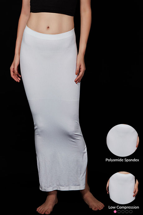 Buy Zivame Medium Control Mermaid Saree Shapewear ™- Pearl White at Rs.1049  online