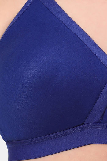 Buy Planetinner Non Padded Crossfit Full Coverage T-Shirt Bra - Blue at Rs.640  online