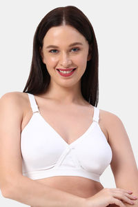Buy Planetinner Non Padded Crossfit Full Coverage T-Shirt Bra - White