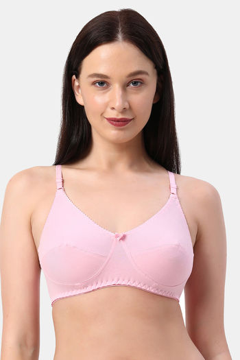 PLANETinner Non Padded Non Wired Super Support Bra - Pink