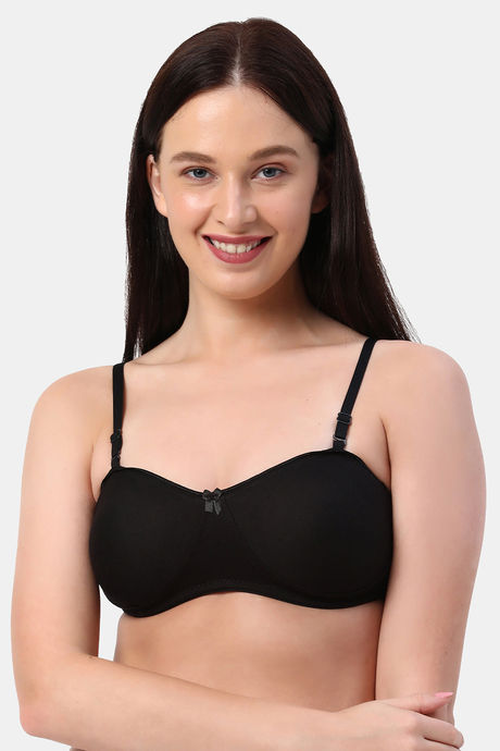 Buy Planetinner Non Padded Non Wired Full Coverage Lace Bra - Skin
