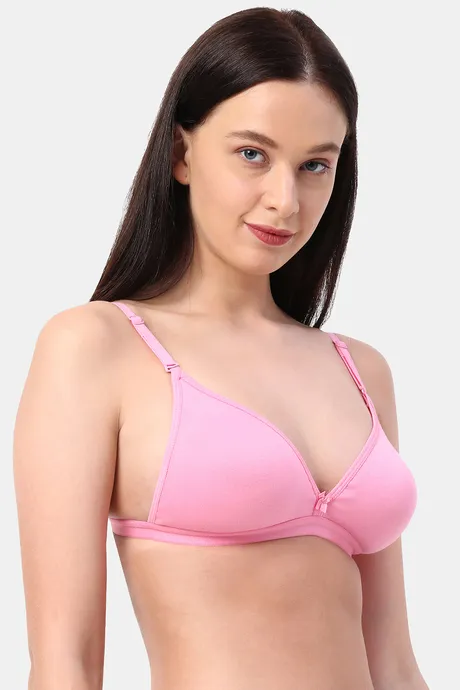 Buy Planetinner Non Padded Non Wired Backless Plunge Bra - Light Pink at  Rs.440 online