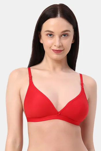 Buy Planetinner Non Padded Non Wired Backless Plunge Bra - Red at Rs.440  online