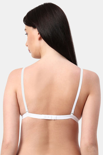 Buy Planetinner Non Padded Non Wired Backless Plunge Bra - White at Rs.440  online
