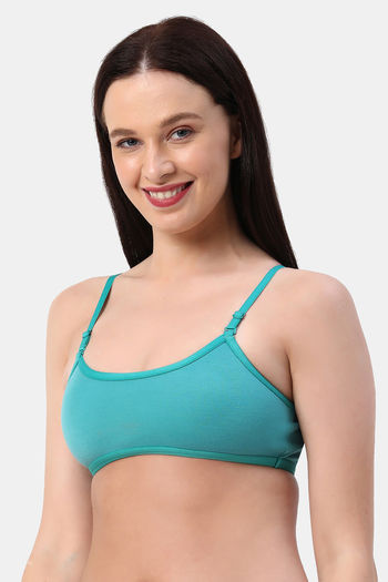 Planetinner PLANETinner Non-Padded, Non-Wired, Low Coverage Grey Plunge bra  Women Plunge Non Padded Bra