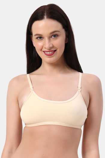 Non-Wired Non Padded Full Coverage Low Impact Slip on Sports Bra – SOIE  Woman
