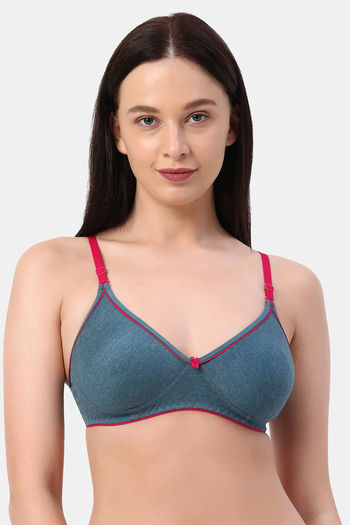 Planetinner Non Padded Non Wired Everday Bra - Green