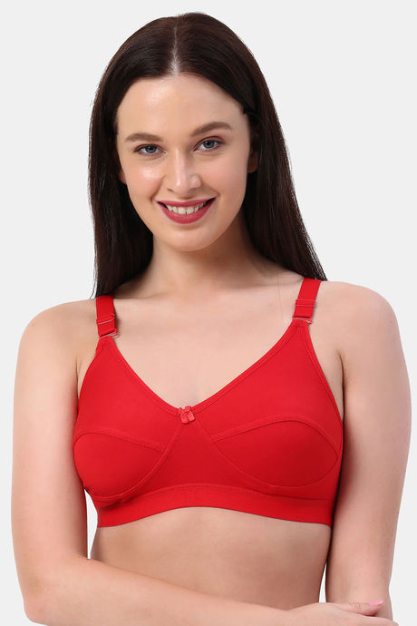 red full coverage bra