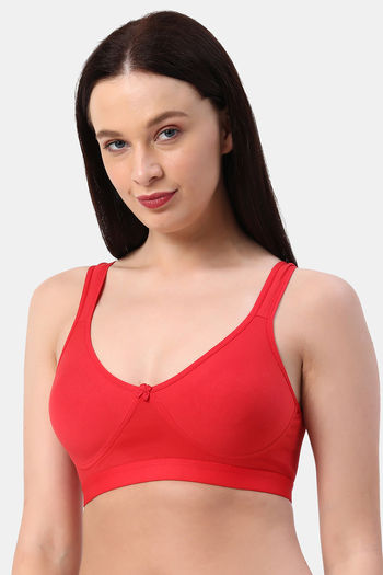 Buy Planetinner Non Padded High Imapct Sports Bra - Red at Rs.680