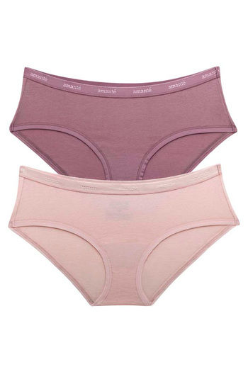 Pack of 6 Lilac Mix Cotton Briefs