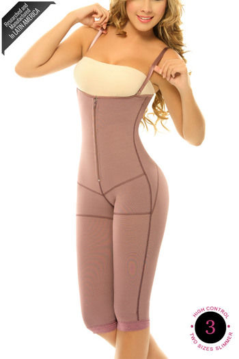 Buy Zivame Postpartum Cotton Lined Scar Removal Knee Length Bodysuit -  Purple at Rs.4995 online