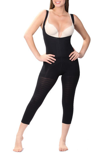 Buy Zivame Smoothening Control Knee Length Bodysuit - Skin at Rs