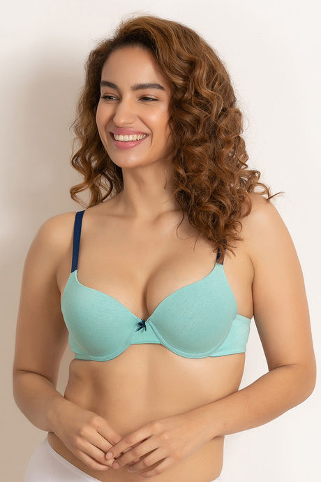 Zivame Non-padded Soft Bra - 30c, Sky Blue at Rs 209/piece