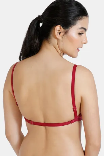 Buy Zivame Double Layered Non Wired Full Coverage Ultra Low Back