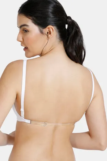 Buy Zivame Double Layered Non Wired Full Coverage Backless Bra - Skin at  Rs.299 online