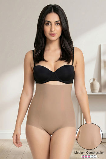 Buy Zivame All Day Highwaist Shaper Brief - Skin