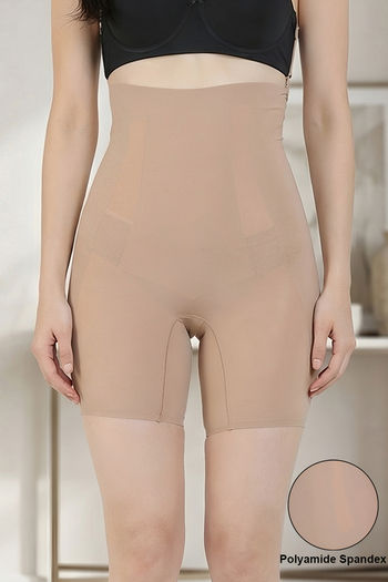 Buy Zivame All Day Highwaist Thigh Shaper- Skin