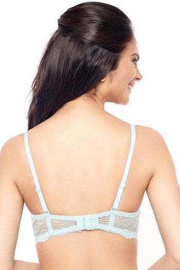 Buy Zivame Lace Embrace Wired Convertible Straps Extreme Push Up Bra-Blue  at Rs.1525 online