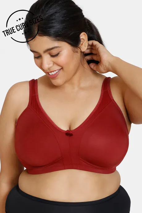 Buy Zivame True Curv Double Layered Non Wired 3/4th Coverage Sag Lift Bra -  Morning Glory at Rs.540 online