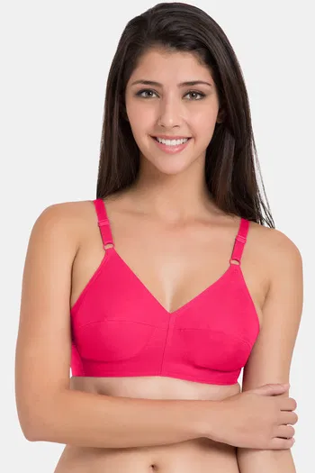 Buy Souminie Single Layered Non-Wired Full Coverage Minimiser - Dark Pink